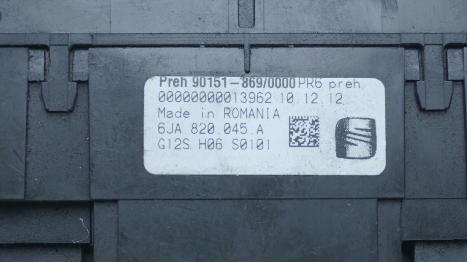 MANDO CALEFACCION CLIMA A/C SEAT TOLEDO 6JA820045A 6JA 820 045 A - Imagen 3