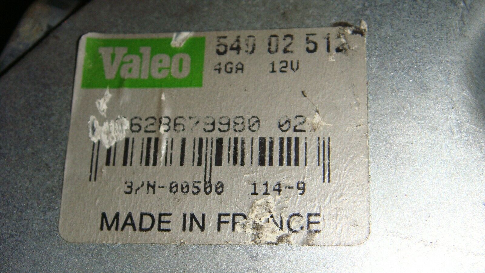 Motor Limpiaparabrisas Trasero PEUGEOT 205 9628679980 02 54902512 549 02 512 - Imagen 3