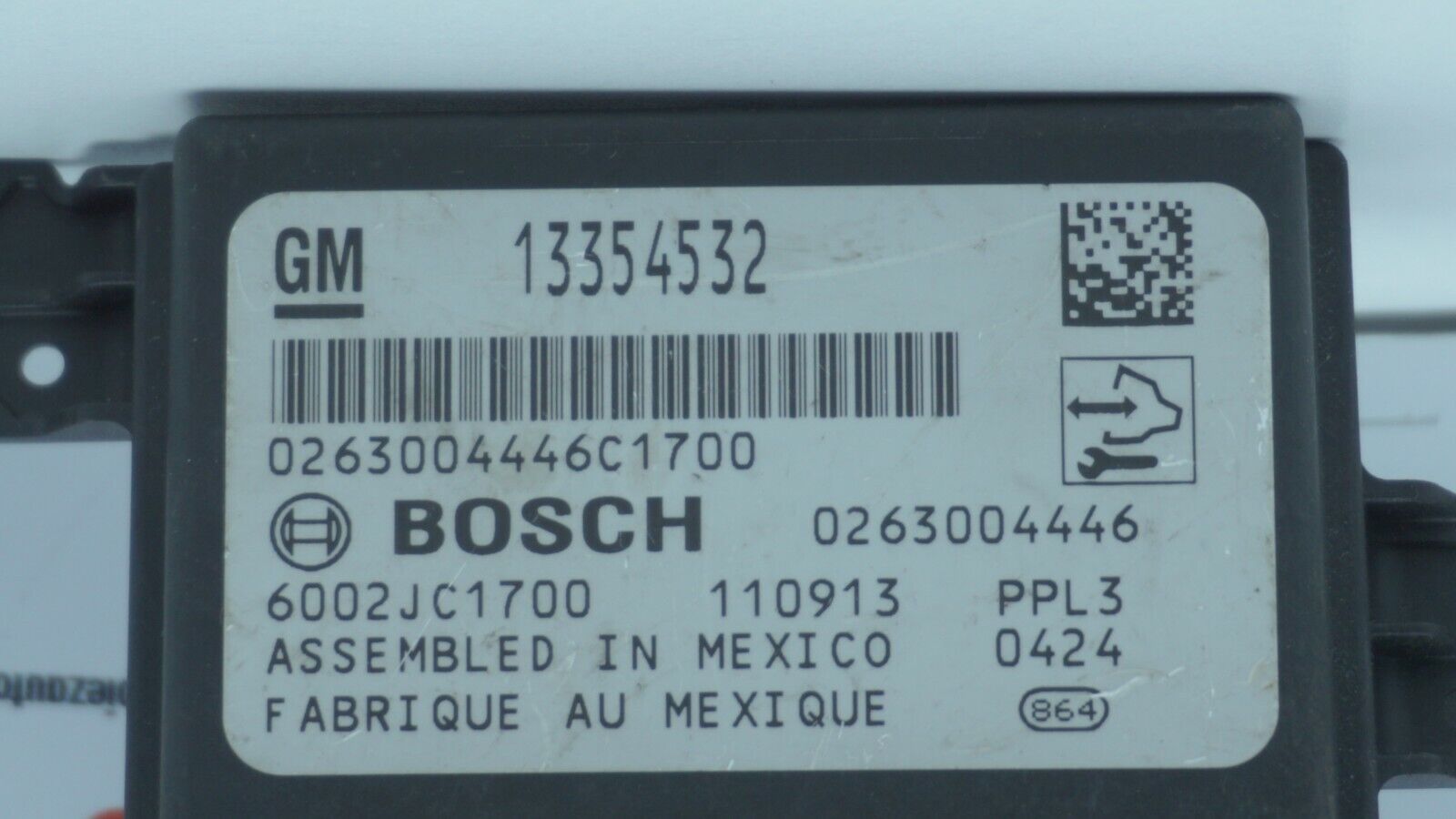 CENTRALITA MODULO PARKTRONIC OPEL MOKKA INSIGNIA 13354532 0263004446 - Imagen 3