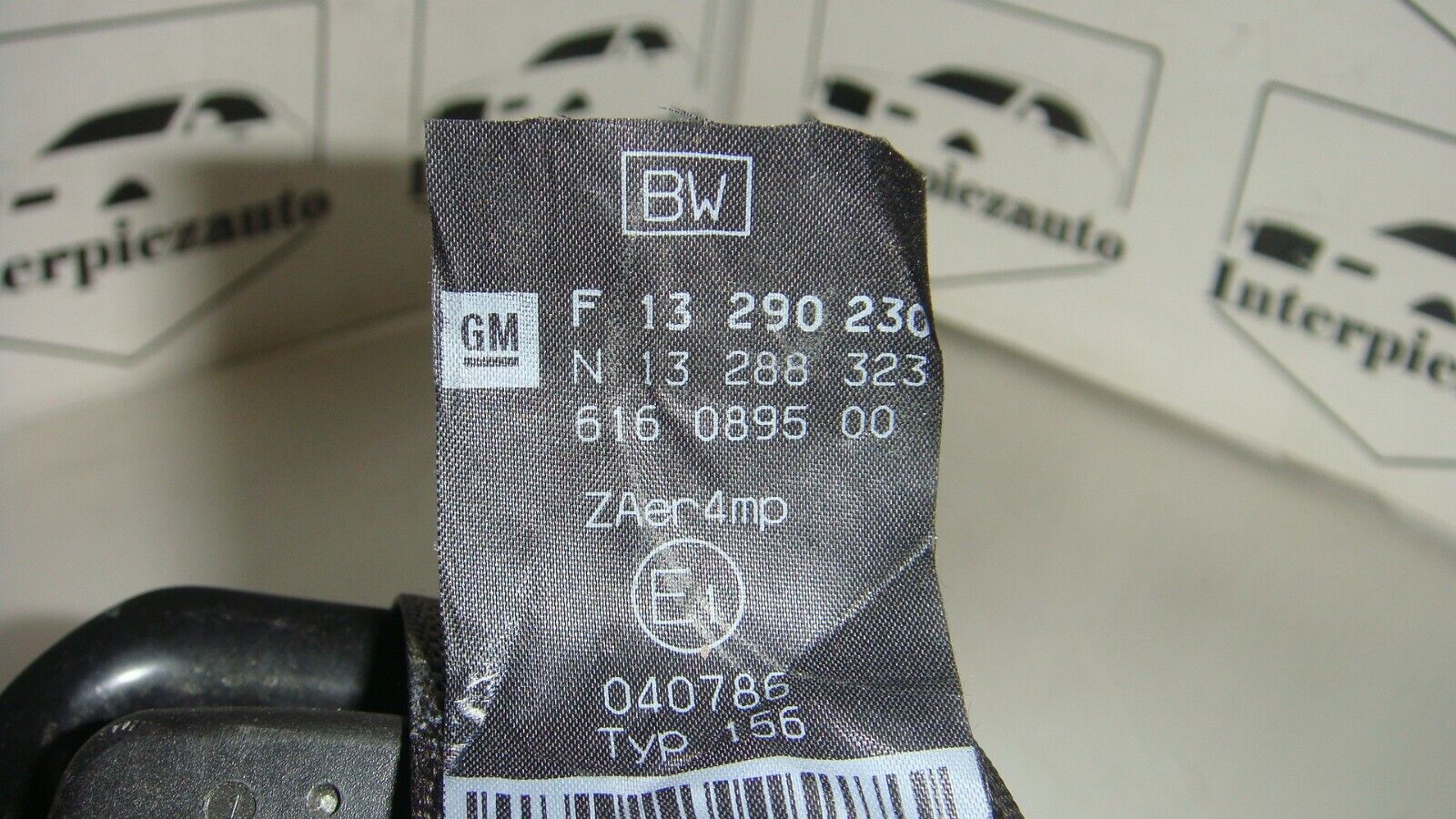 CINTURON SEGUIRIDAD DELANTERO IZQUIERDO OPEL CORSA D 617107600A 13290230 - Imagen 3