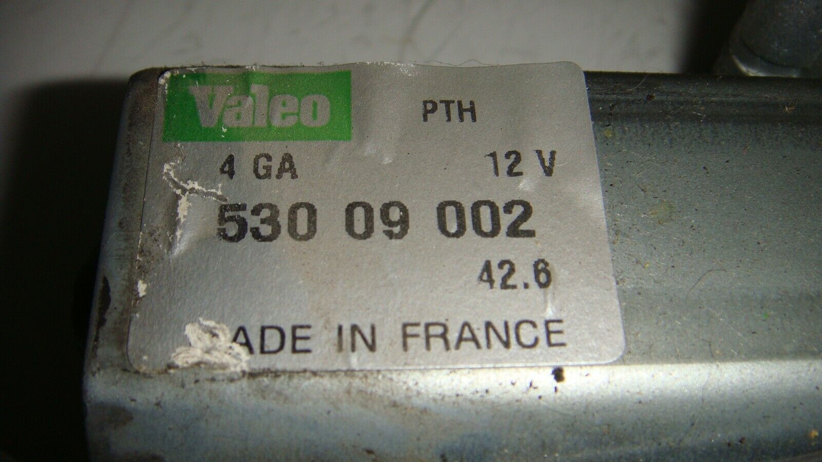 Motor Limpiaparabrisas Trasero PEUGEOT VALEO 106 53009002 530 09 002 - Imagen 3