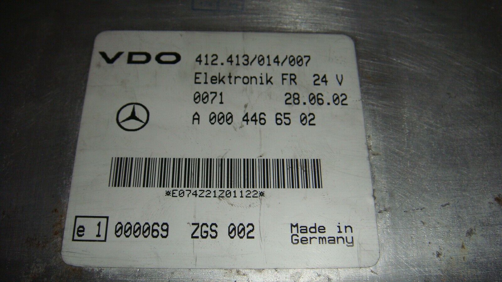 CENTRALITA ECU MOTOR MERCEDES BENZ ATEGO A0004466502 412413012007 - Imagen 3