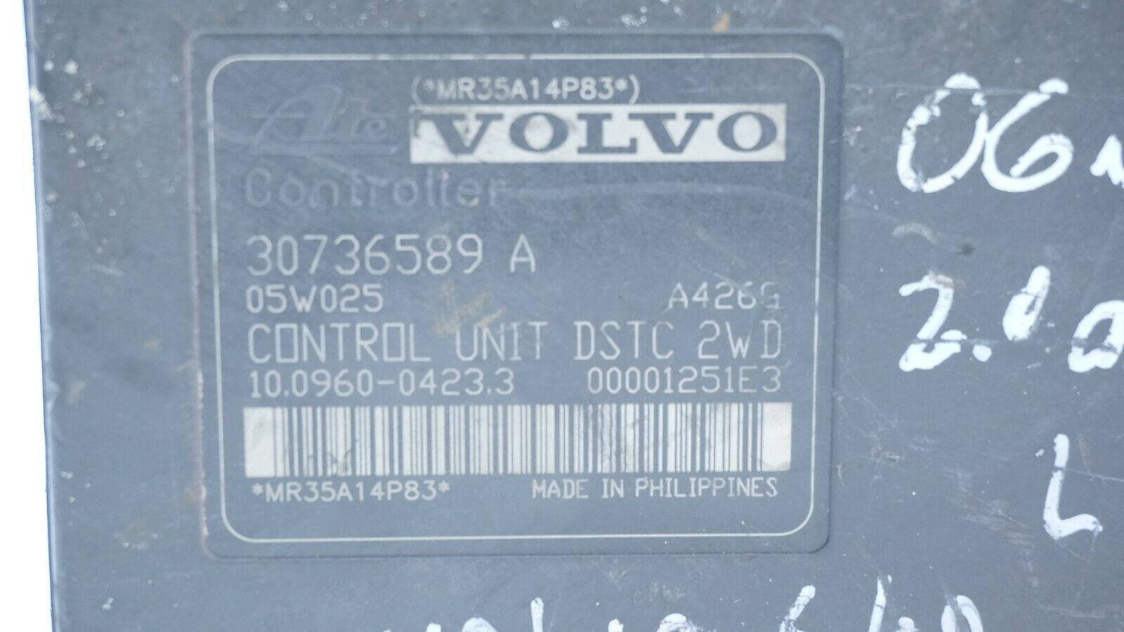 ABS VOLVO 30736588 4N512C405EC 4N51 2C405 EC 10020601604 30736589A 10096004233 - Imagen 4