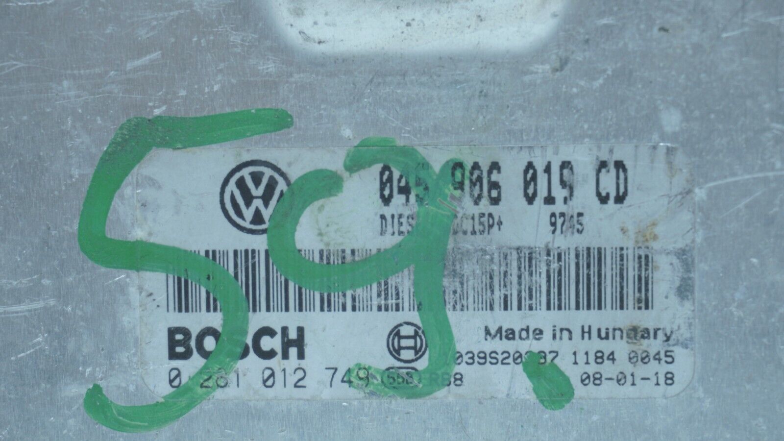 CENTRALITA ECU MOTOR VW 045906019CD 045 906 019 CD 0281012749 0 281 012 749 - Imagen 3