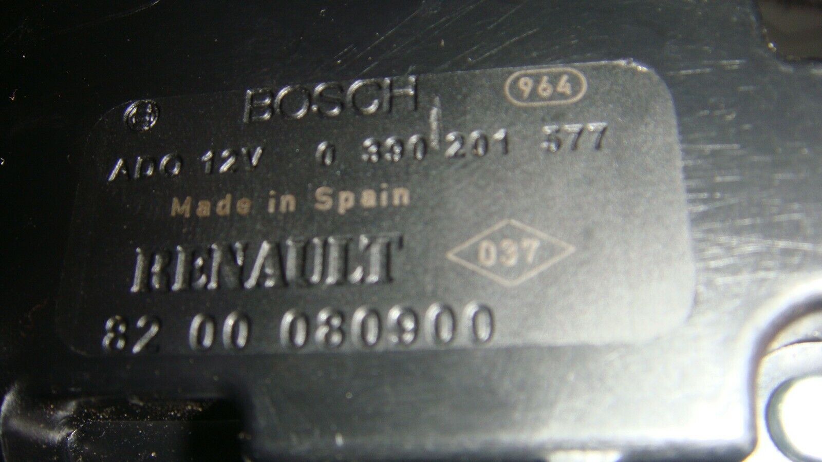 Motor Limpiaparabrisas Trasero RENAULT MEGANE 8200080900 0390201577 - Imagen 3