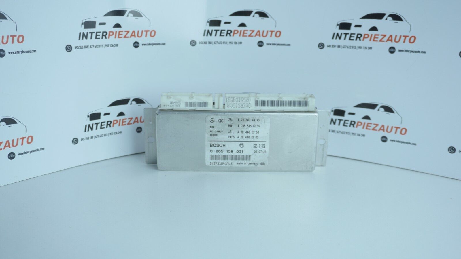 CENTRALITA ECU MERCEDES A2115404445 A0355456132 A2114480253 0265109531