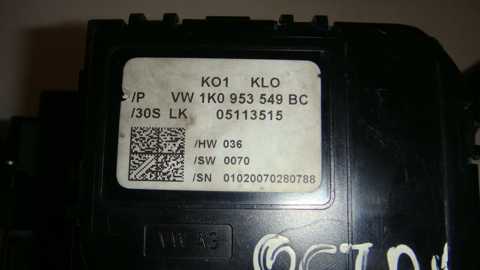 MANDO INTERMITENTES VOLKSWAGEN 1K0953549BC 1K0953513F 1K0953519A 1K0953503DR - Imagen 3