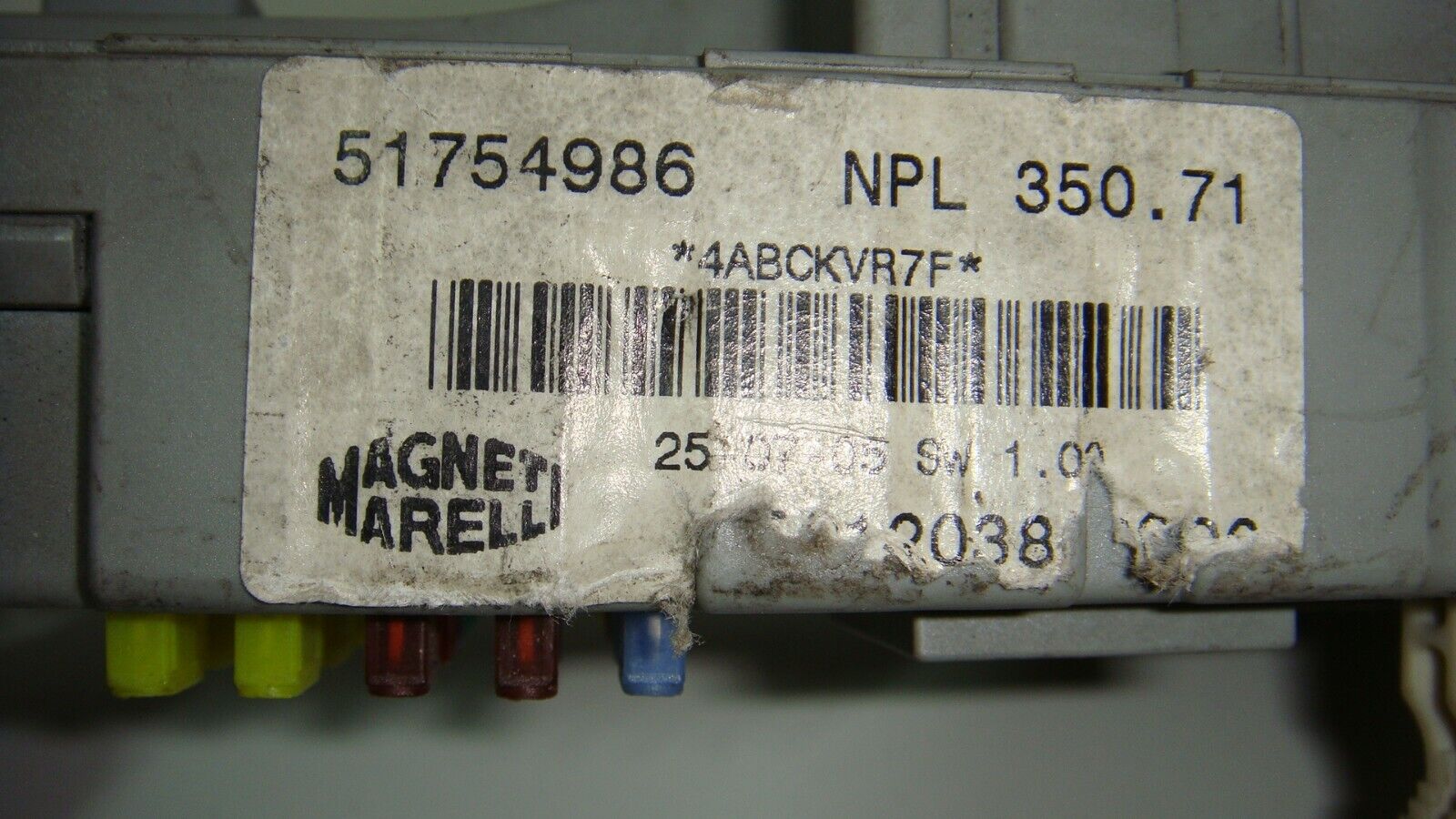 CAJA DE FUSIBLES RELES FIAT 51732919 CPL 51754986 NPL 501203800000 - Imagen 5