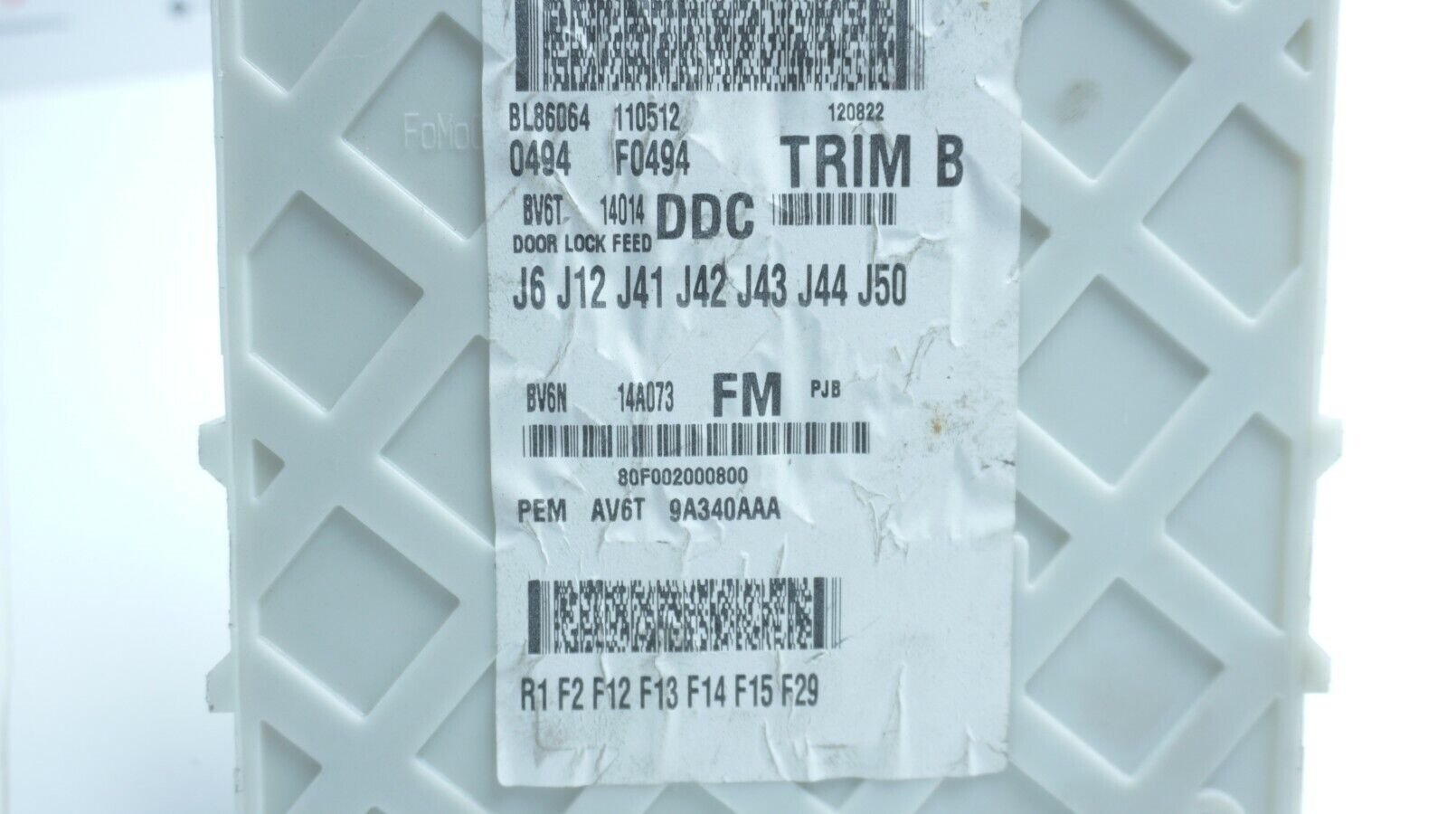 CENTALITA CAJA DE FUSIBLES BCM FORD BV6N14A073FL BV6N14A073FM BV6T14014DDC - Imagen 4