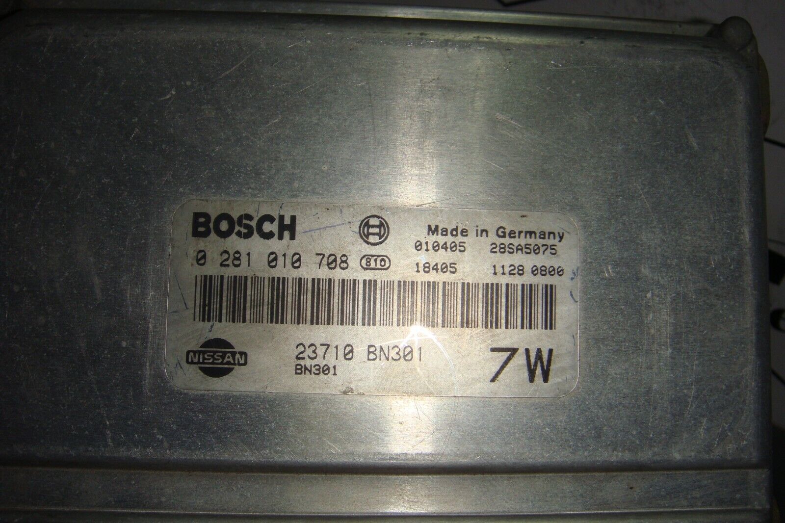 CENTRALITA ECU MOTOR NISSAN 23710BN301 23710 BN301 0281010708 0 281 010 708 - Imagen 3
