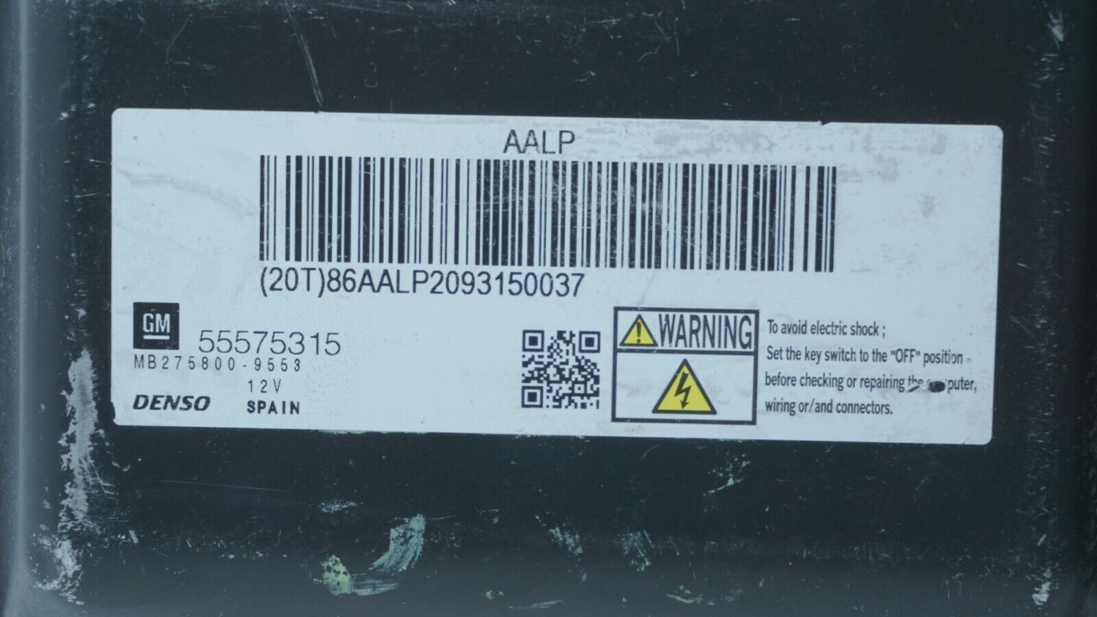 CENTRALITA ECU MOTOR OPEL 55575315 MB2758009553 MB275800 9553 - Imagen 3