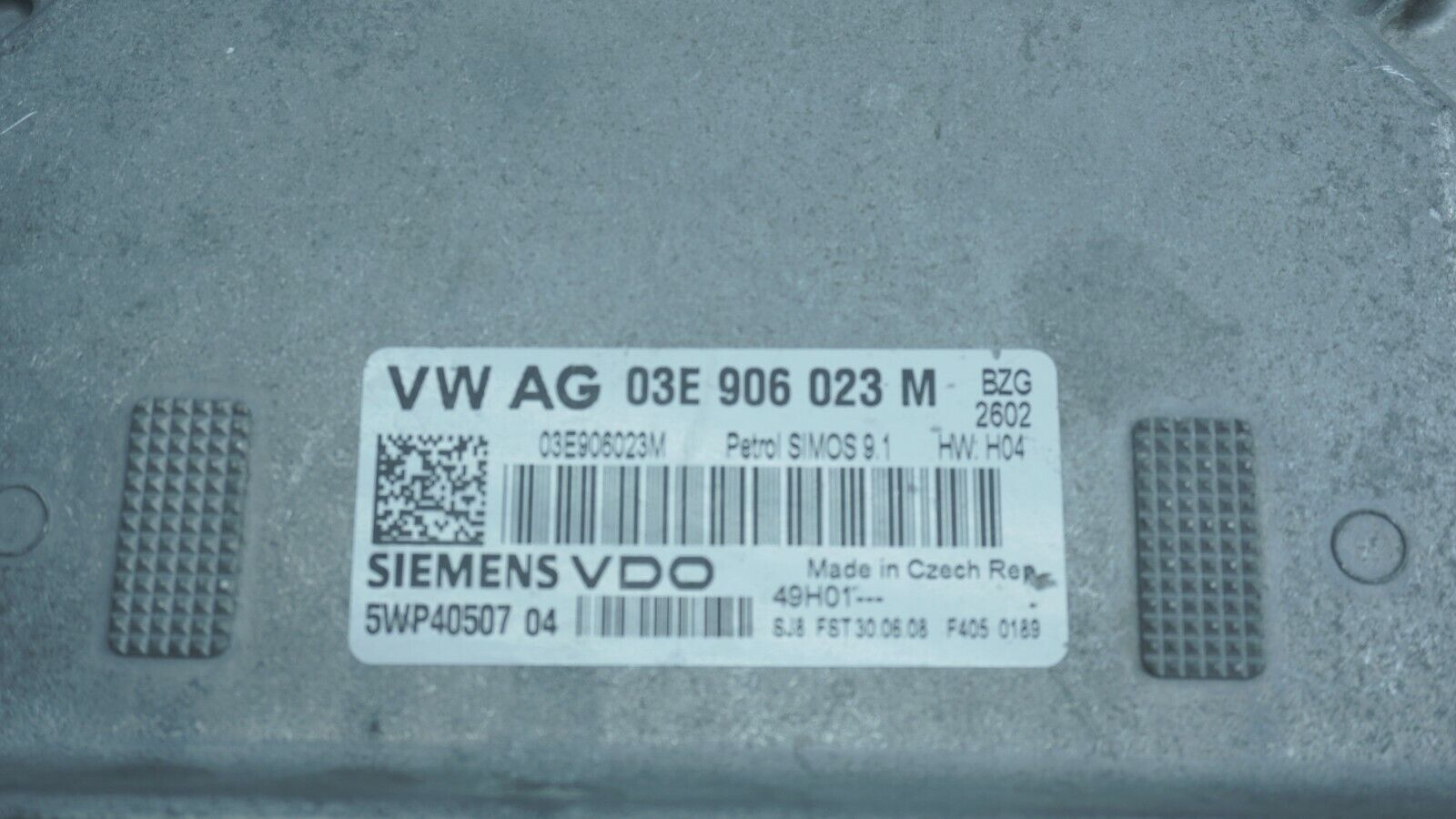 CENTRALITA ECU VW 03E906023M 5WP4050704 03E 906 023 M 5WP40507 04 SIMOS 9.1 - Imagen 3
