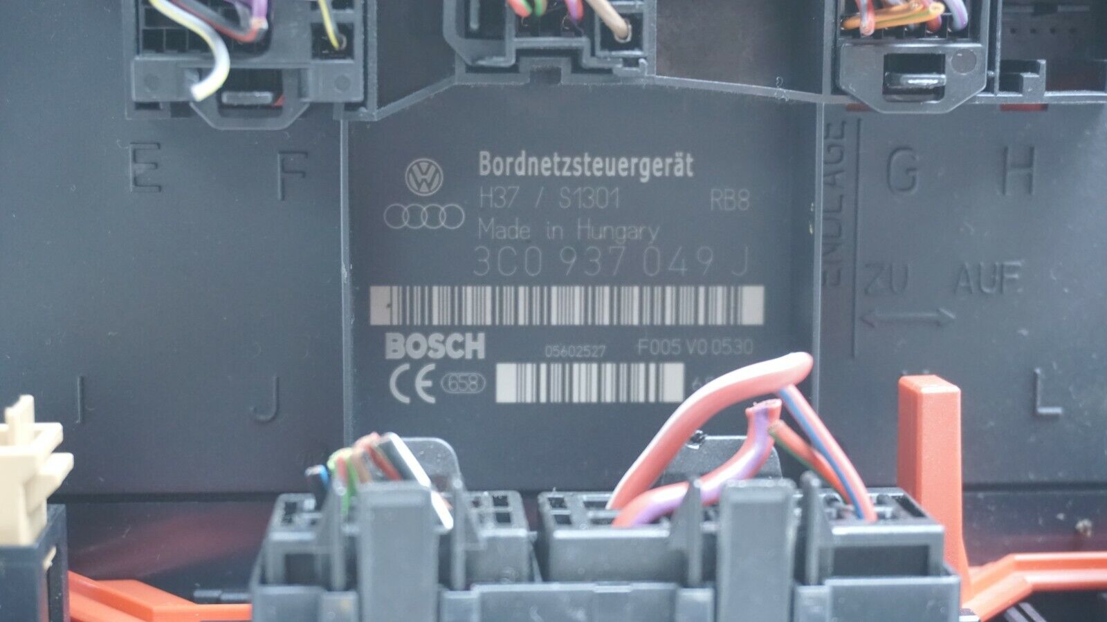 CENTRALITA MODULO CONFORT VW SEAT SKODA 3C0937049J F005V00530 H37 / S1301 - Imagen 3