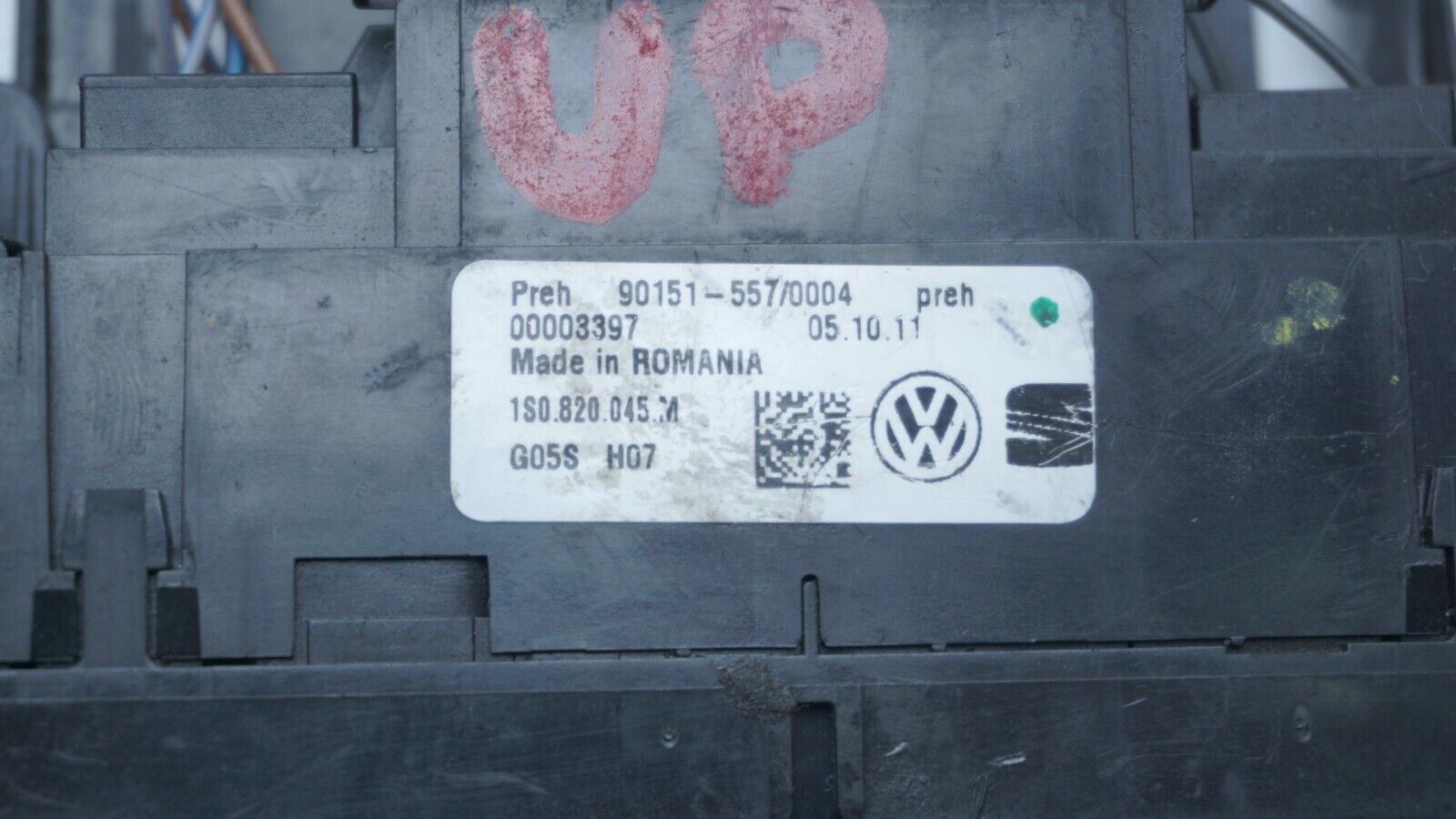 MANDO CALEFACCION CLIMA A/C VW UP! SEAT MII 1S0820045M 1S0 820 045 M - Imagen 3