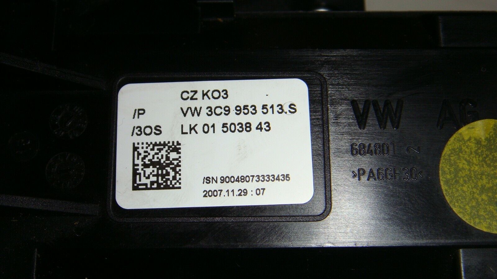 MANDO INTERMITENTES CONTROL CRUCERO VOLKSWAGEN PASSAT 3C9953507BA 3C9953513S - Imagen 4