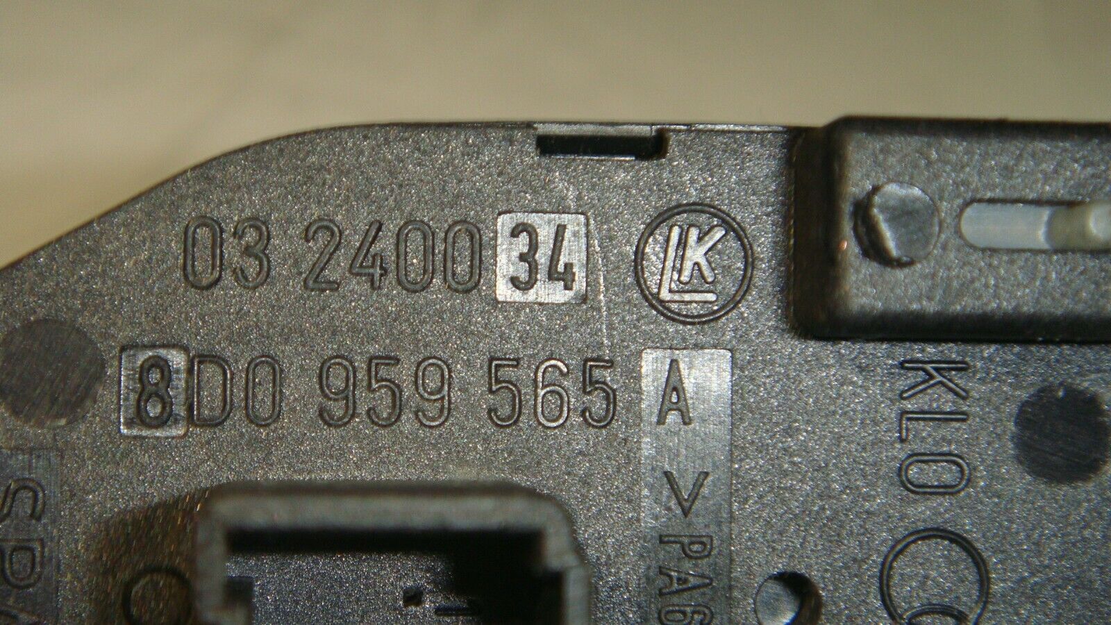 MANDO INTERRUPTOR RETROVISORES AUDI A3 A4 8D0959565A 8D0 959 565 A 03240034 - Imagen 3
