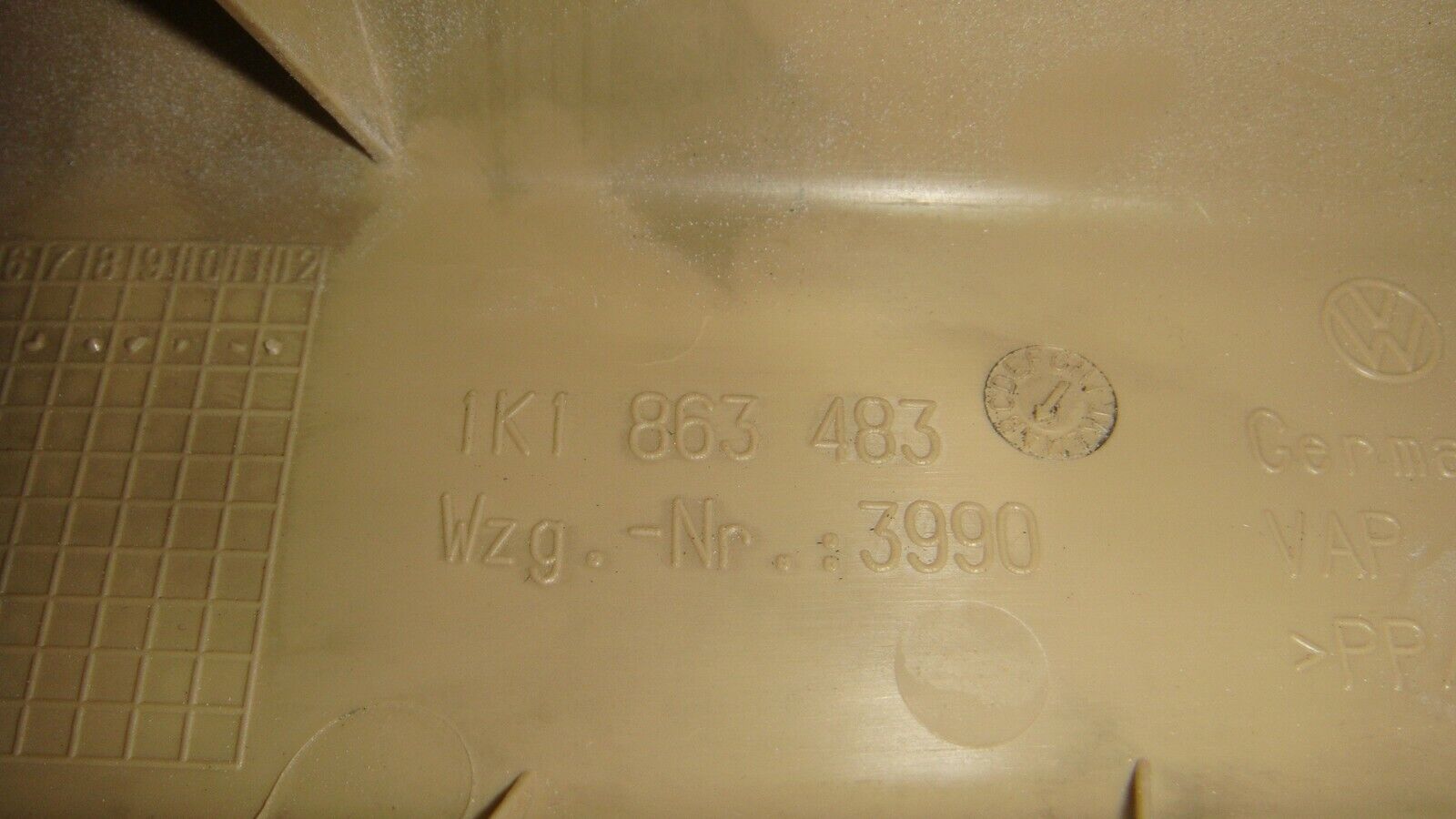 MOLDURA REVESTIMIENTO VW VOLKSWAGEN GOLF 1K1863483 1K1 863 483 - Imagen 3