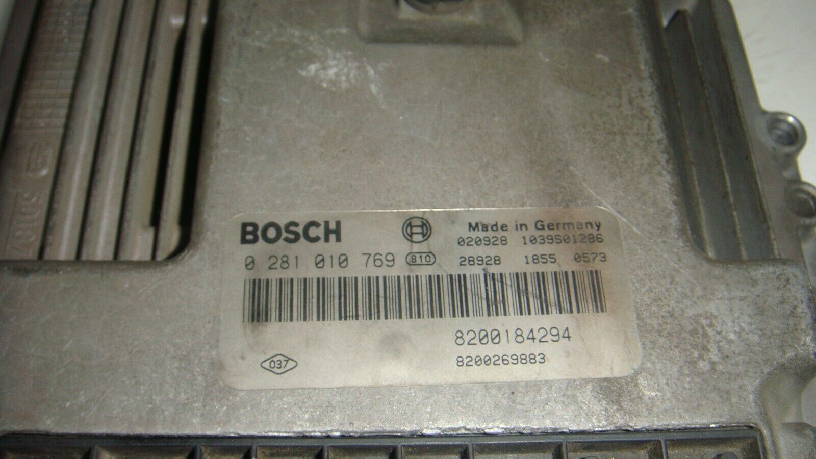 CENTRALITA ECU MOTOR RENAULT 8200269883 8200184294 0281010769 0 281 010 769 - Imagen 3