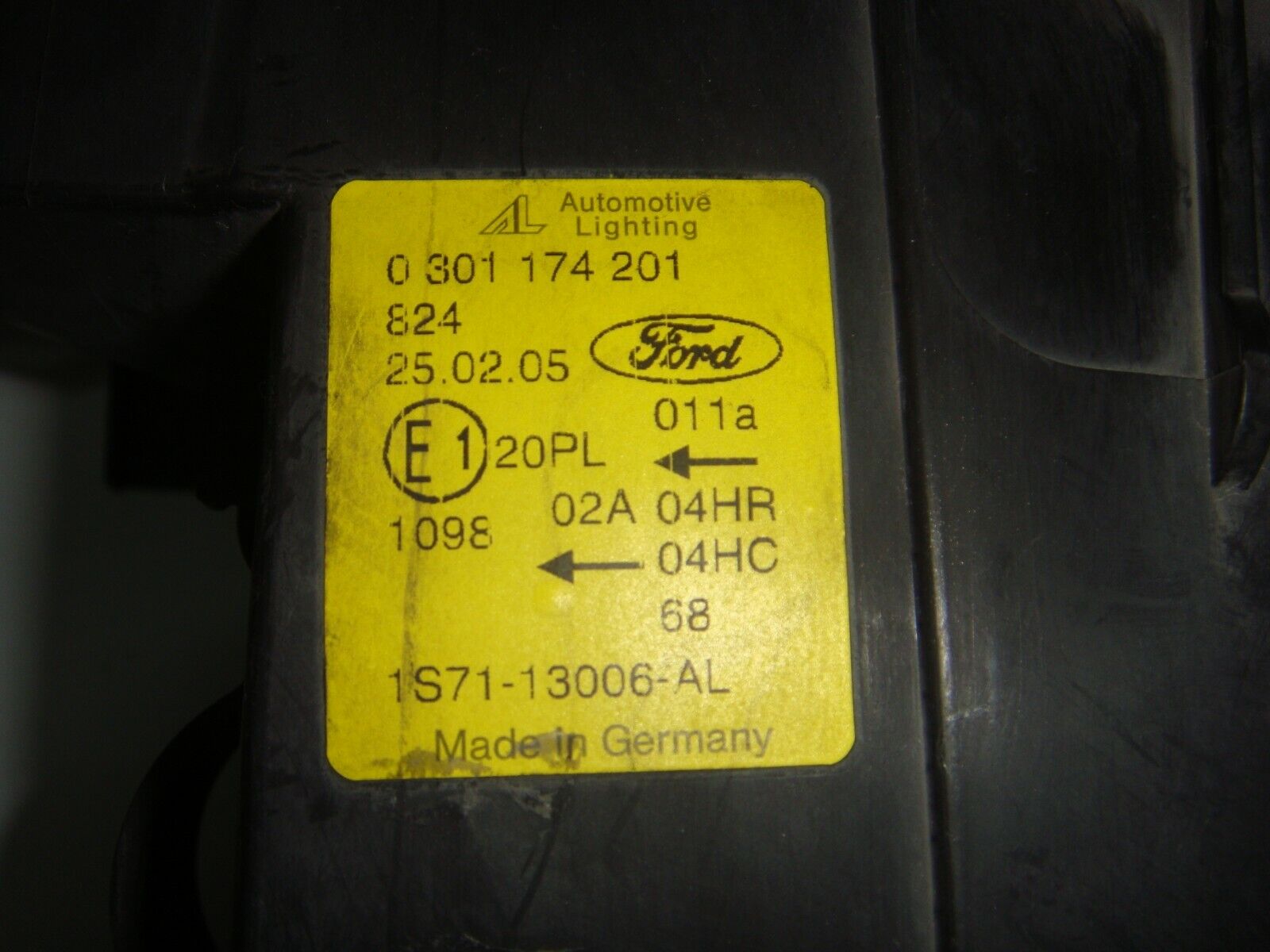 Faro Ford Delantero Izquierdo 0301174201 1s7113006al 0 301 174 201 1s71 13006 - Imagen 5