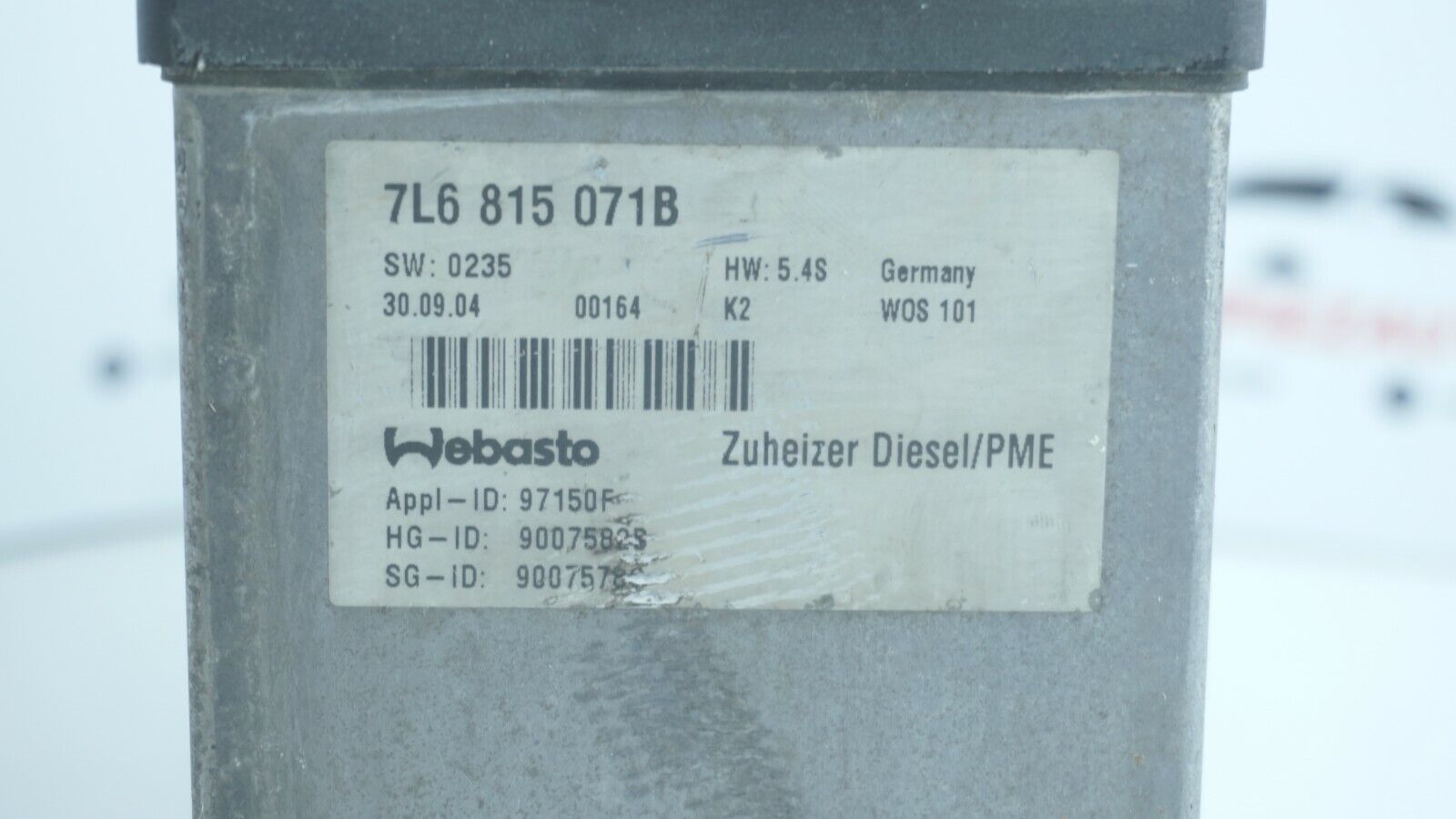 MODULO CALEFSCCION WABCO VW 7L6815071B 7L6 815 071 B 97150F 907582S 67889B - Imagen 3