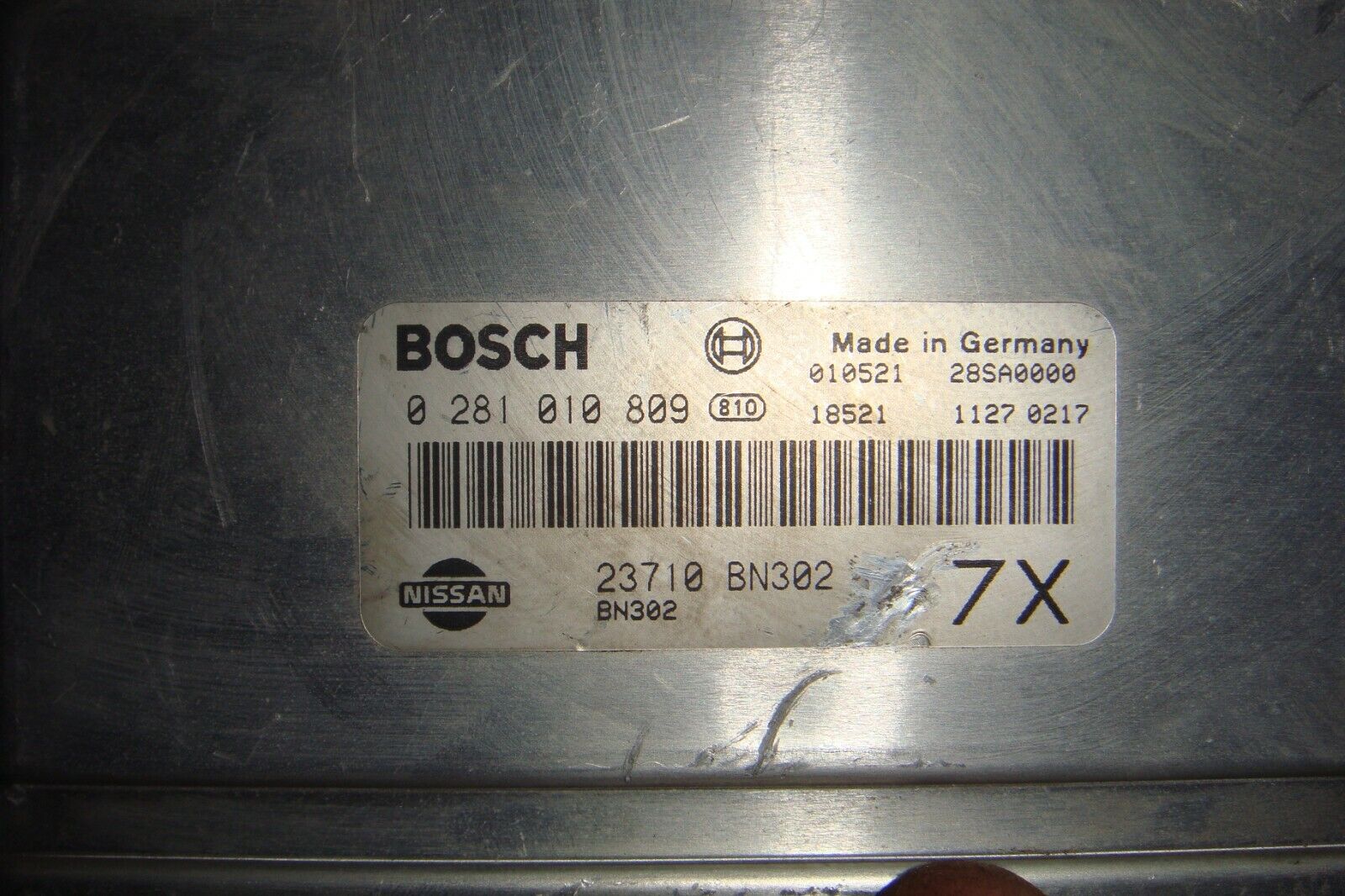 CENTRALITA ECU MOTOR NISSAN 23710BN302 23710 BN302 0281010809 0 281 010 809 - Imagen 3