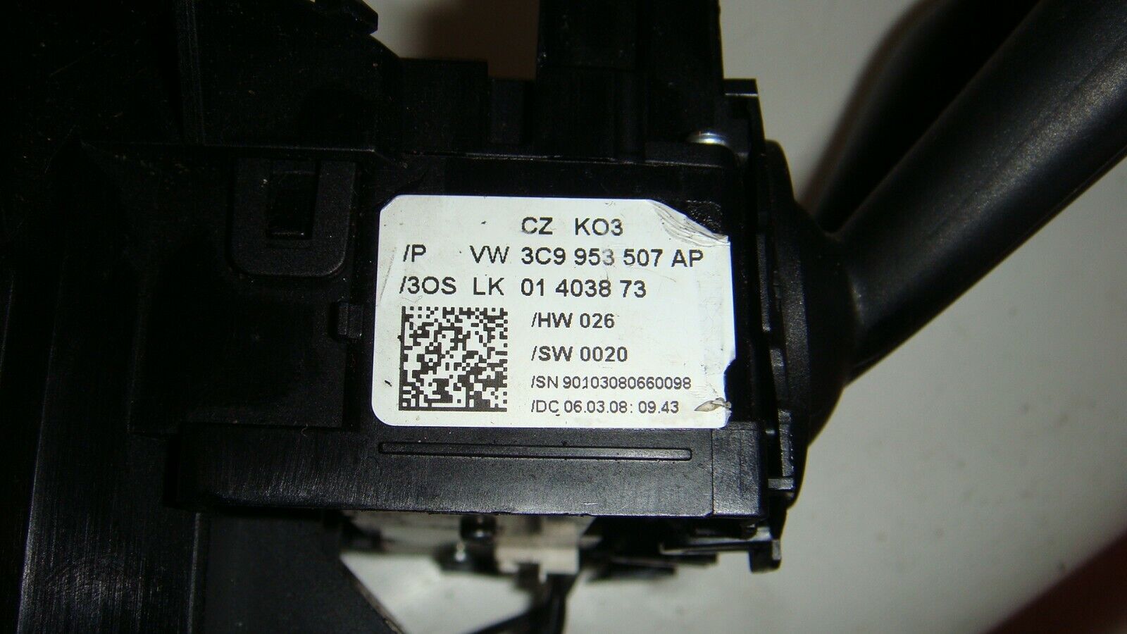 MANDO INTERMITENTES CONTROL CRUCERO VOLKSWAGEN PASSAT 3C9953513S 3C9953507AP - Imagen 3