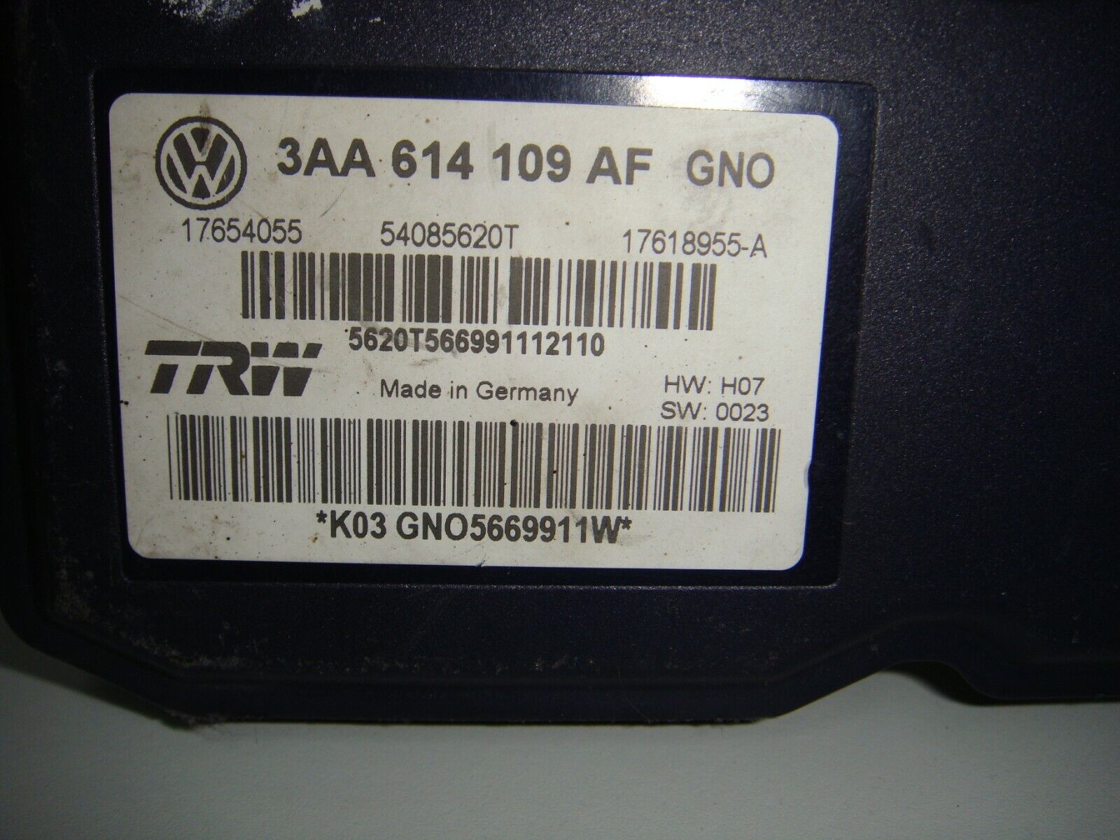 BOMBA HIDRAULICA ABS VW VOLKSWAGEN PASSAT 3AA614109AF 3AA 614 109 AF TRW - Imagen 3