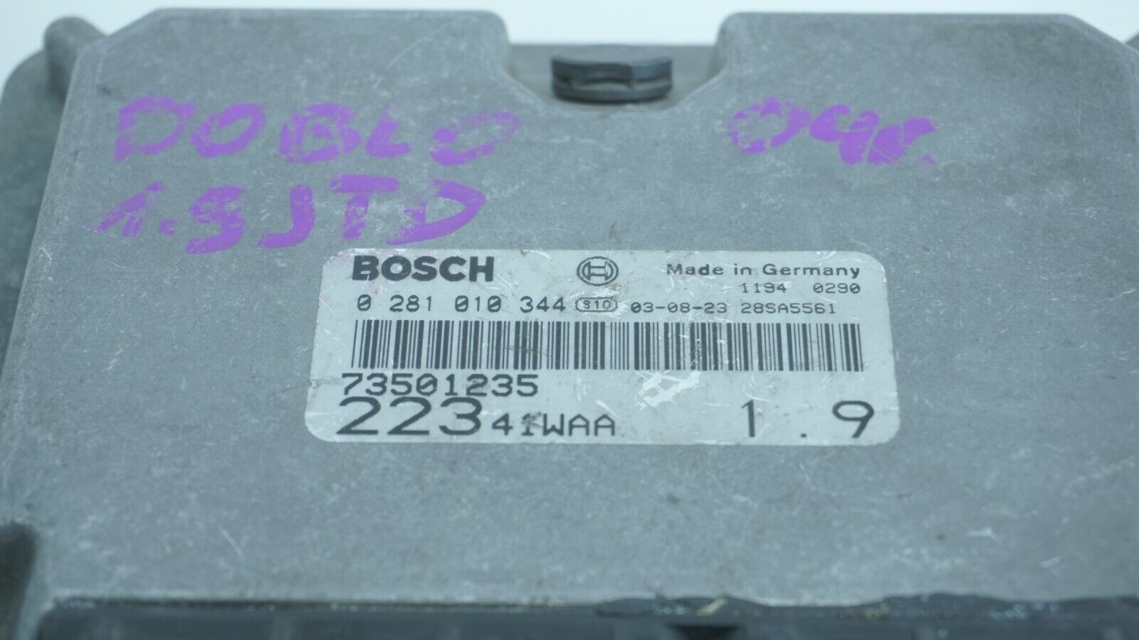 CENTRALITA ECU RENAULT 0281010344 0 281 010 344 73501235 22341WAA 28SA5561 - Imagen 3