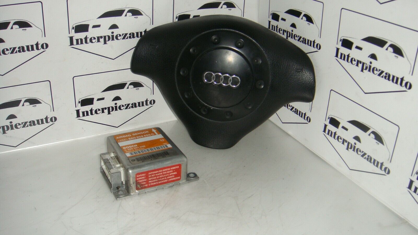 Conjunto KIT Airbag AUDI A6 4A0880201B 8A0959655C 0285001038