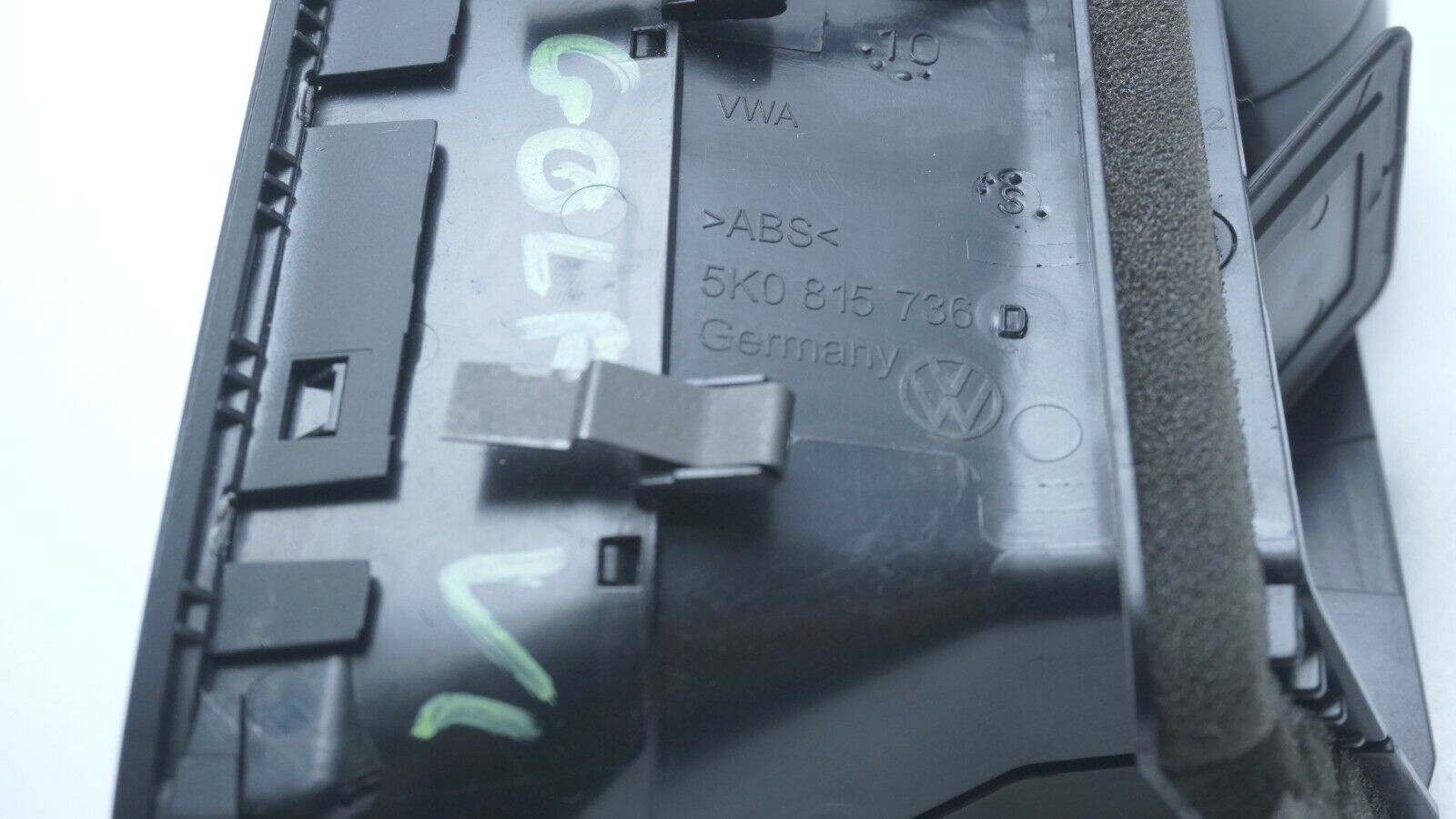 REJILLA AIREADOR CENTRAL WARNING VW GOLF VI 5K0815736D 5K0815735D 5K0819728N - Imagen 3
